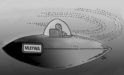 Milky Way License Plate