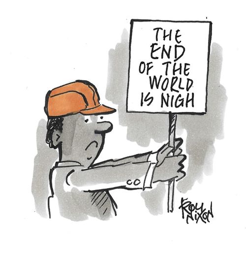 "The end of the world is nigh."
