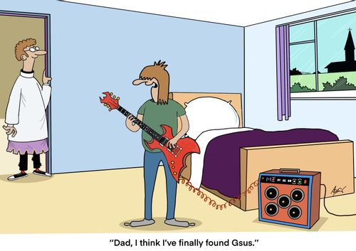 “Dad, I think I’ve finally found Gsus.”