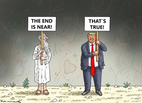 "The end is near!" "That's true!"