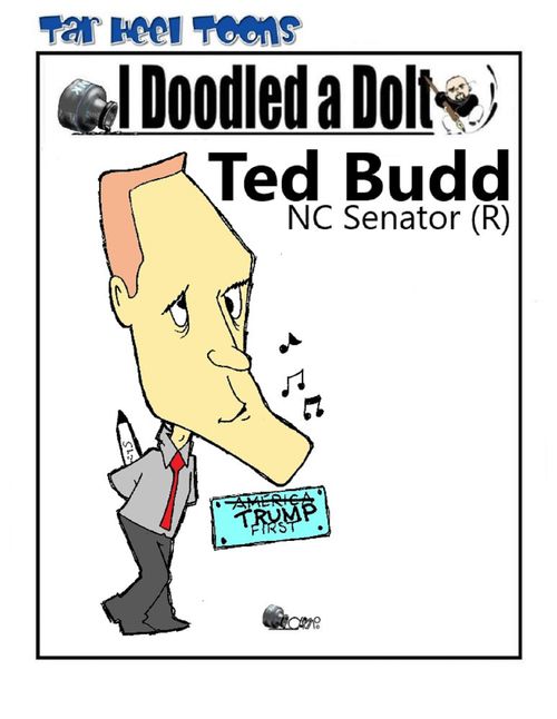 Ted Budd Caricature