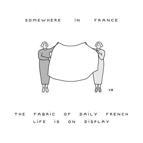 Somewhere in France: The Fabric of Daily French Life Is On Display