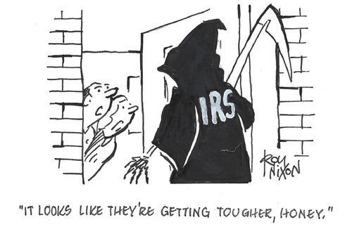 "It looks like they're getting tougher, honey."