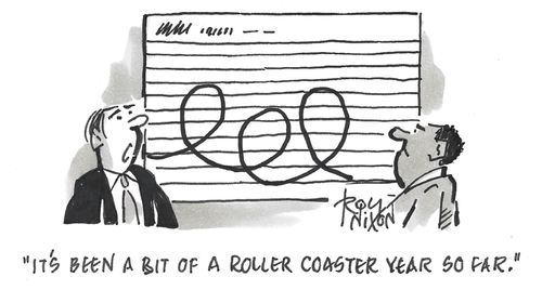 "It's been a bit of a roller coaster year so far."