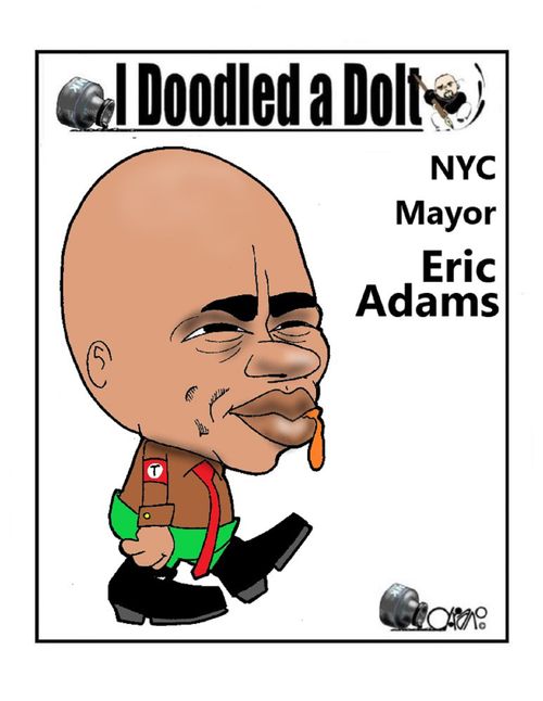Eric Adams Caricature