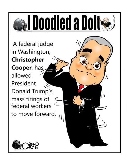 Christopher Cooper Caricature