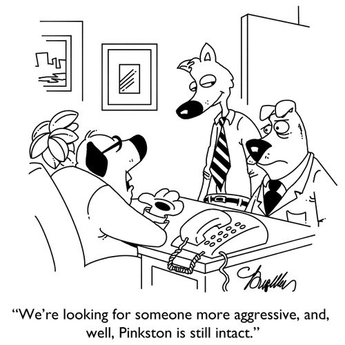 "We're looking for someone more aggressive, and, well, Pinkston is still intact."