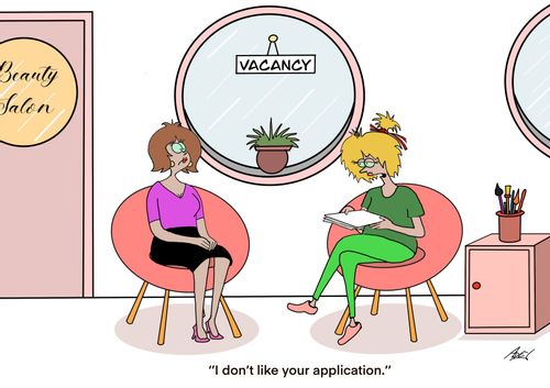 "I don't like your application."