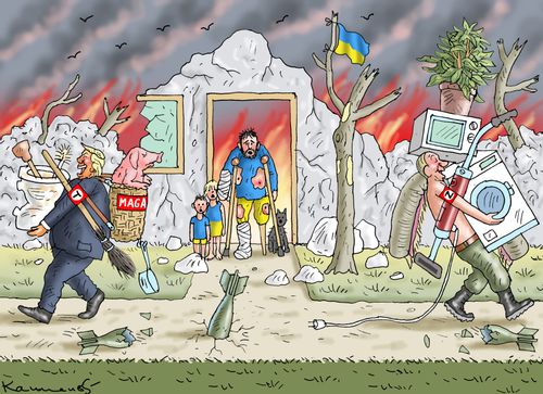 Trump and Putin Stealing From Ukraine