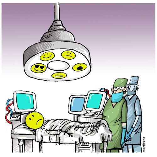Surgical intervention on Emoticons