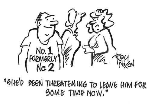 "She'd been threatening to leave him for some time now."