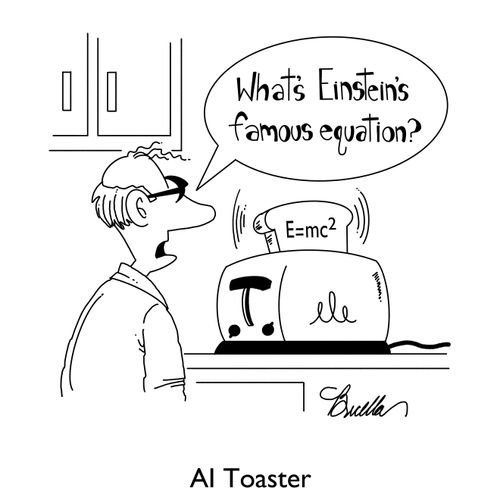 AI Toaster: "What's Einstein's famous equation?"