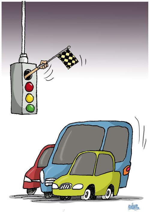 High speed in traffic