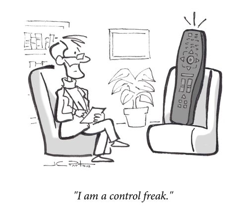"I am a control freak."
