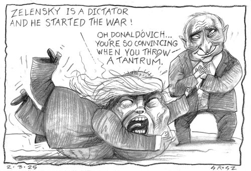 "Zelensky is a dictator and he started the war! Oh Donal Dovich... You're so convincing when you throw a tantrum."