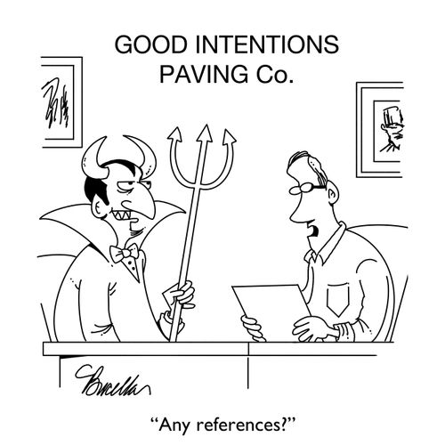 "Any references?"