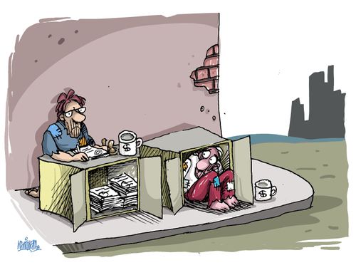 Bankrupt bureaucrat