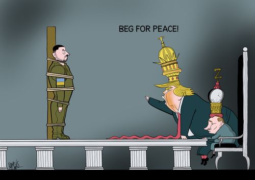 "Beg for peace!"