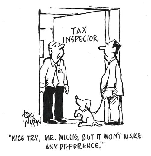 "Nice try, Mr. Willis, but it won't make any difference."