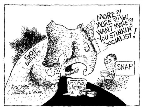 "More?! More?! You want more?! You stinkin' socialist!"
