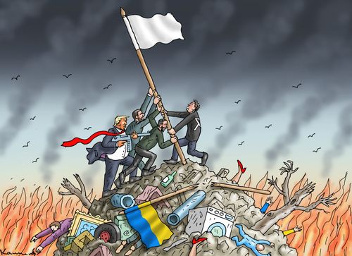 Trump Administration Raising White Flag in Ukraine