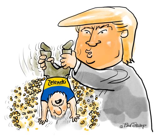 Zelensky shakedown