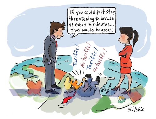 "If you could just stop threatening to invade us every 5 minutes... that would be great."
