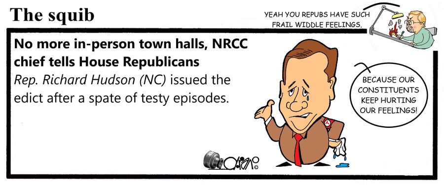"Because our constituents keep hurting our feelings!"