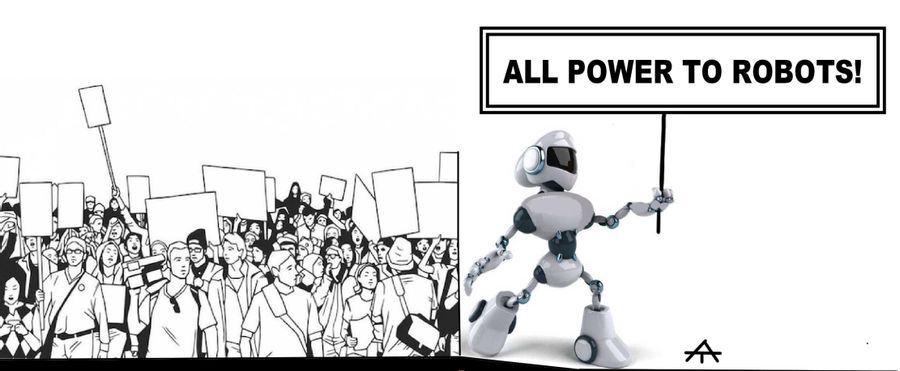 "All power to robots!"