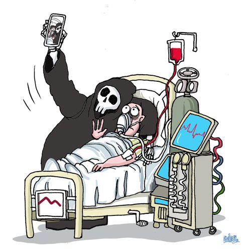 Selfie with death