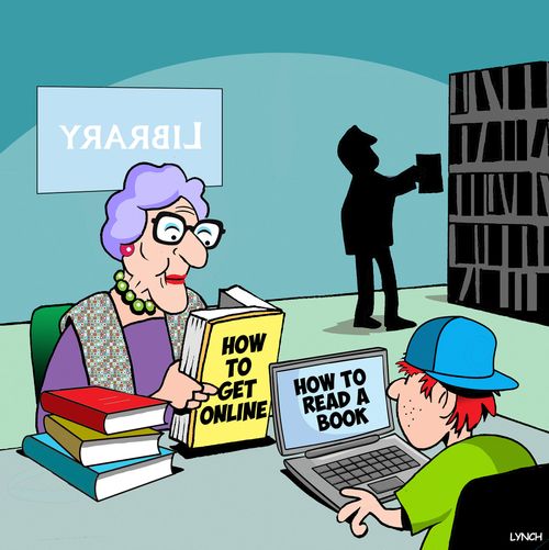 How to Get Online/ How to Read a Book