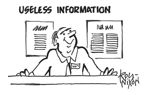 "Useless information"