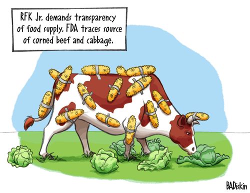 "RFK Jr. demands transparency of food supply, FDA traces source of corned beef and cabbage."