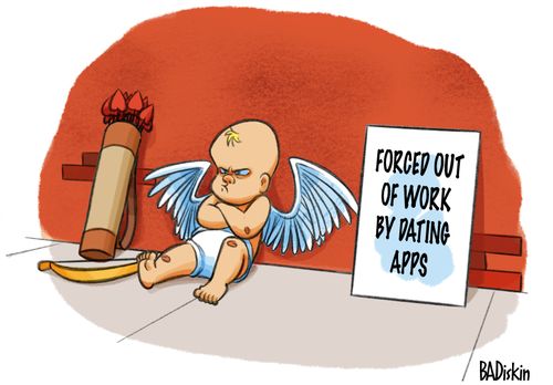 "Forced Out of Work by Dating Apps."
