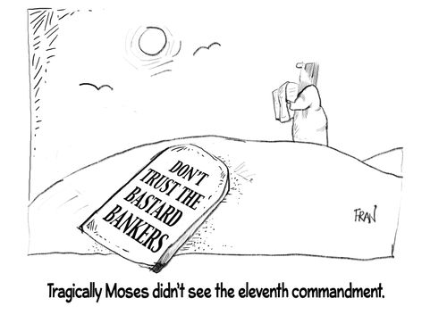 Tragically Moses didn't see the eleventh commandment.