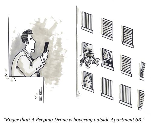 Peeping Drone