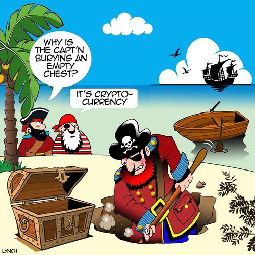 "Why is the Capt'n burying an empty chest?"