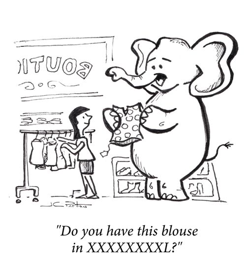 "Do you have this blouse in XXXXXXXXXL?"