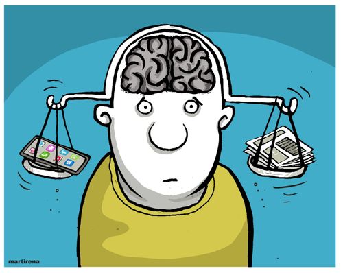 Balancing Digital and Paper News