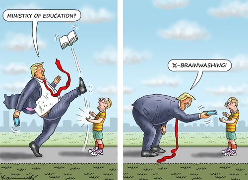 "Ministy of Education....X-Brainwashing."