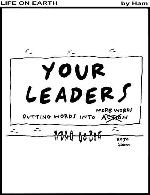 Your Leaders Putting Words Into More Words