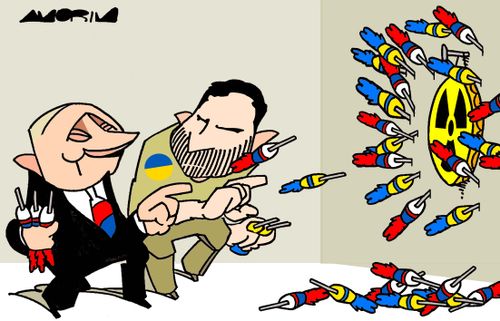 Putin and Zelensky
