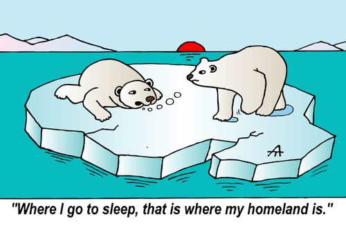 "Where I go to sleep, that is where my homeland is."