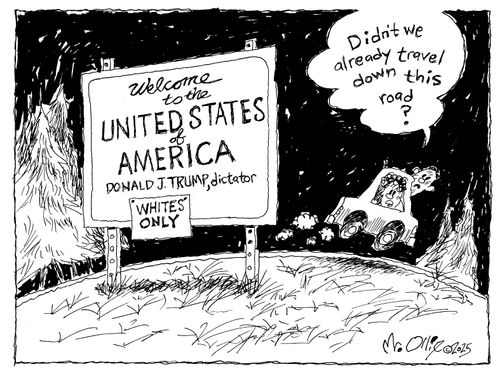 "Didn't we already travel down this road?"
