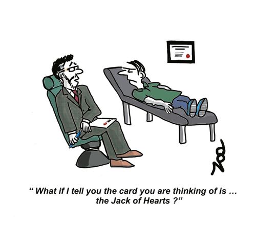 “What if I tell you the card you are thinking of is … the Jack of Hearts ?”