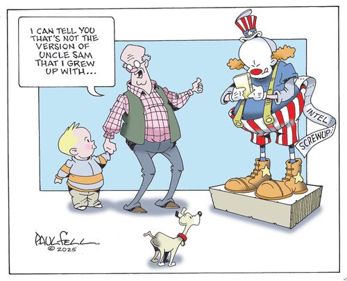 "I can tell you that's not the version of Uncle Sam that I grew up with."