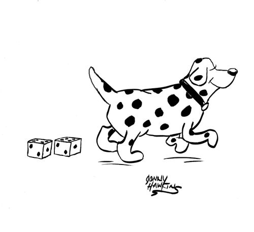 Dalmatian Poop
