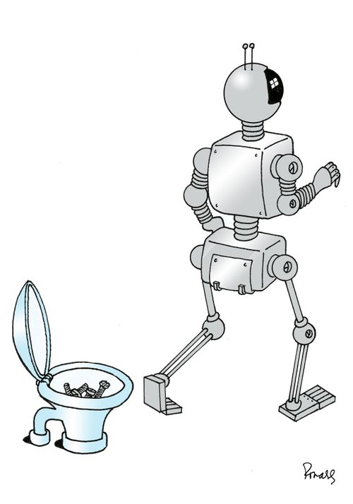 Robot Toilet