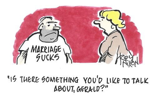 "Is there something you'd like to talk about, Gerald?"
