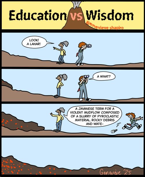 “Education vs Wisdom”